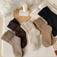 Warm Fleece-Lined Wool Socks